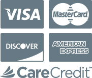 Financing Options: cash, personal checks, money orders, and major credit cards